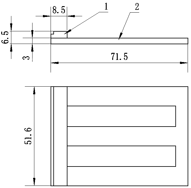 Welding process used for copper-aluminum composite busbars