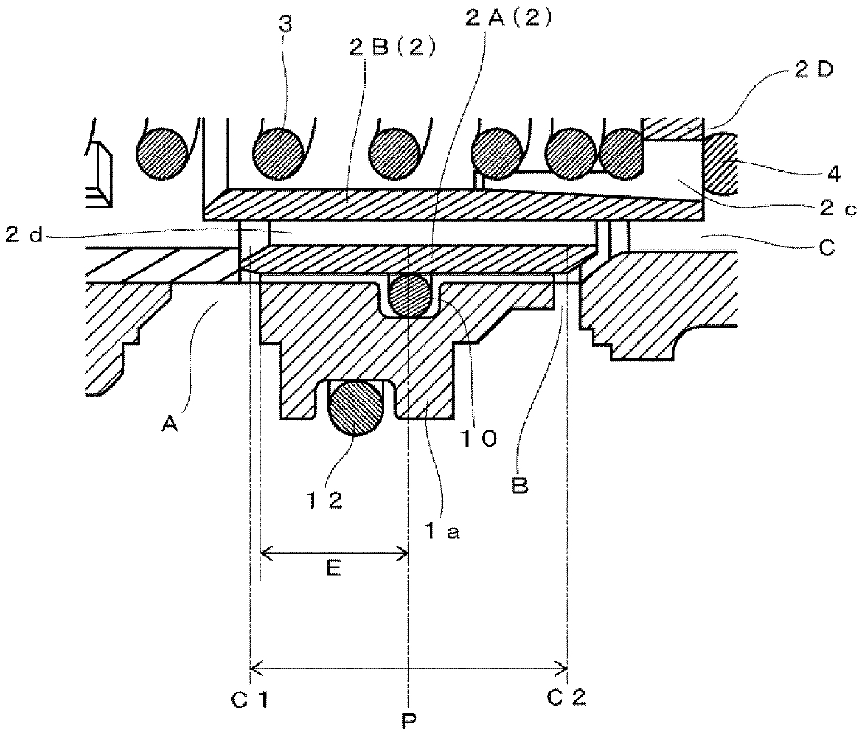 Hot and cold water mixing faucet