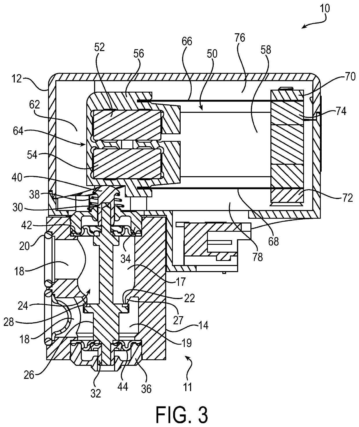 High flow miniature proportional control valve with linear moving magnetic voice coil motor