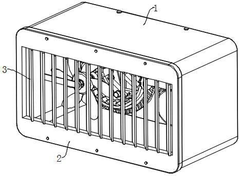 Wind energy storage hybrid power equipment for new energy automobile