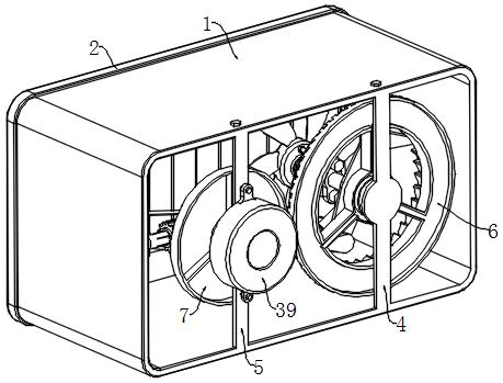 Wind energy storage hybrid power equipment for new energy automobile