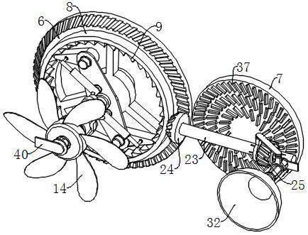 Wind energy storage hybrid power equipment for new energy automobile