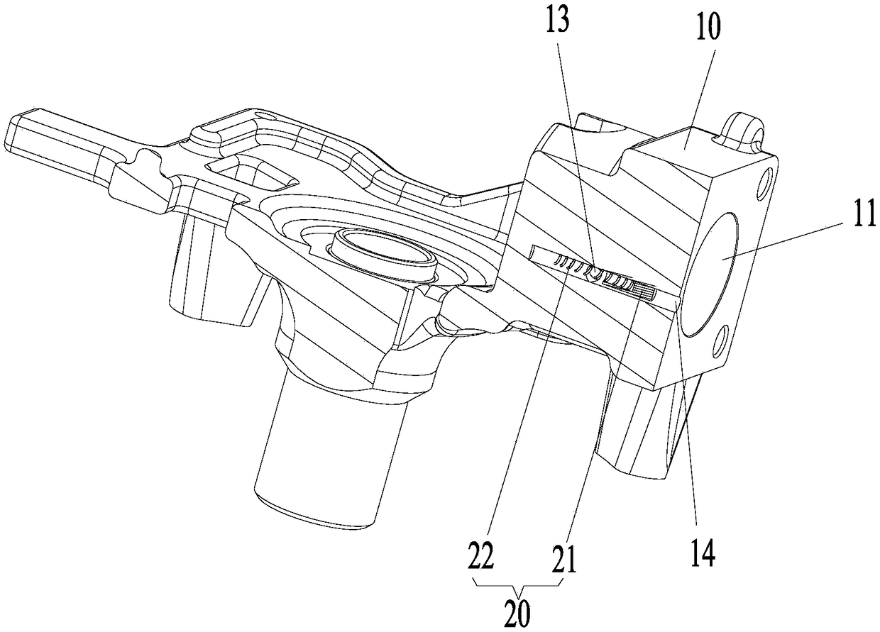 Cylinder base assembly of piston type compressor, piston type compressor and refrigeration system