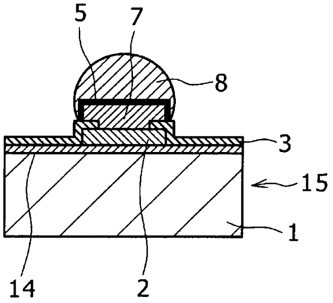 Semiconductor device, chip-on-chip mounting structure, method of manufacturing the semiconductor device, and method of forming the chip-on-chip mounting structure