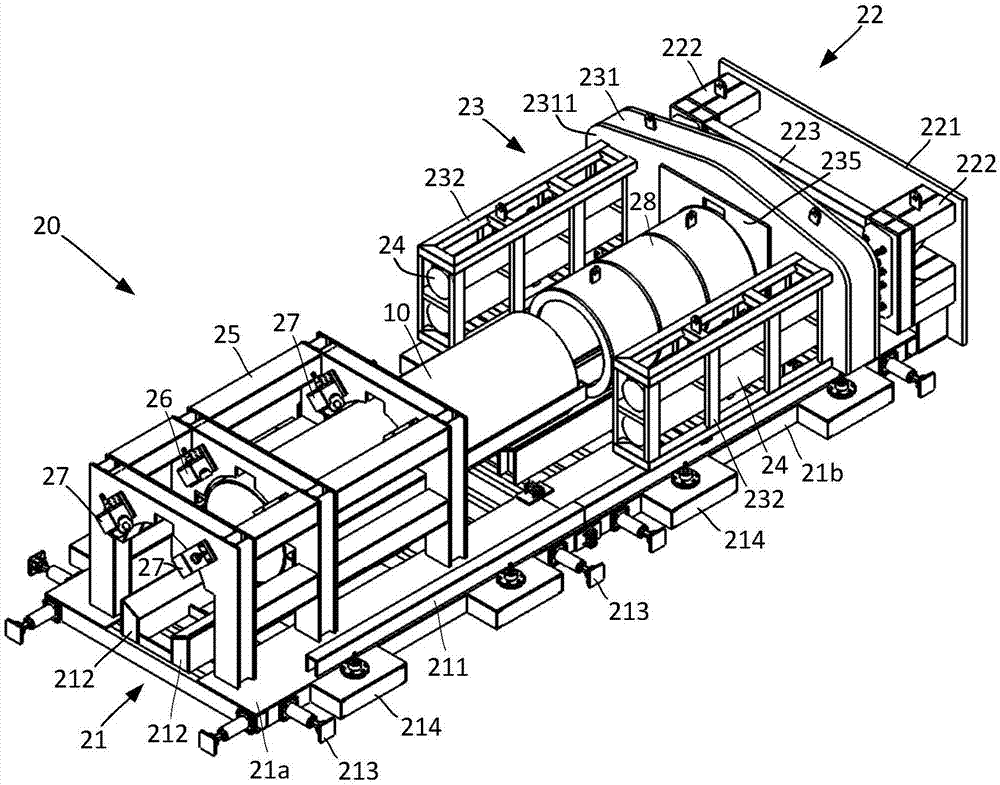 Main jacking device for pipe jacking construction through pipe-roofing underground excavation method