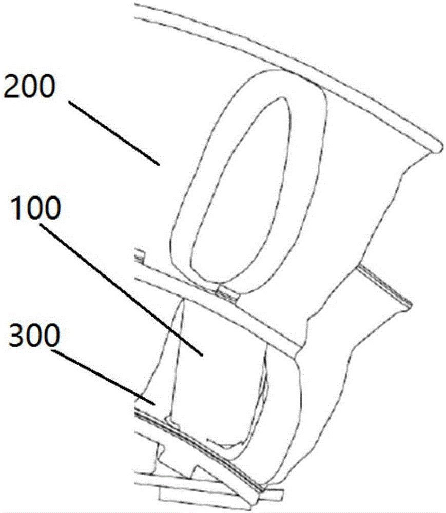 Low-weight force transfer support plate structure and casing with support plate structure