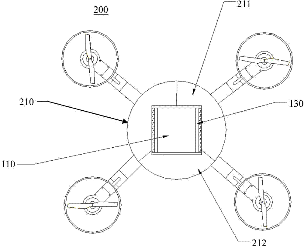 Cargo cabin component for unmanned aerial vehicle and unmanned aerial vehicle with the same