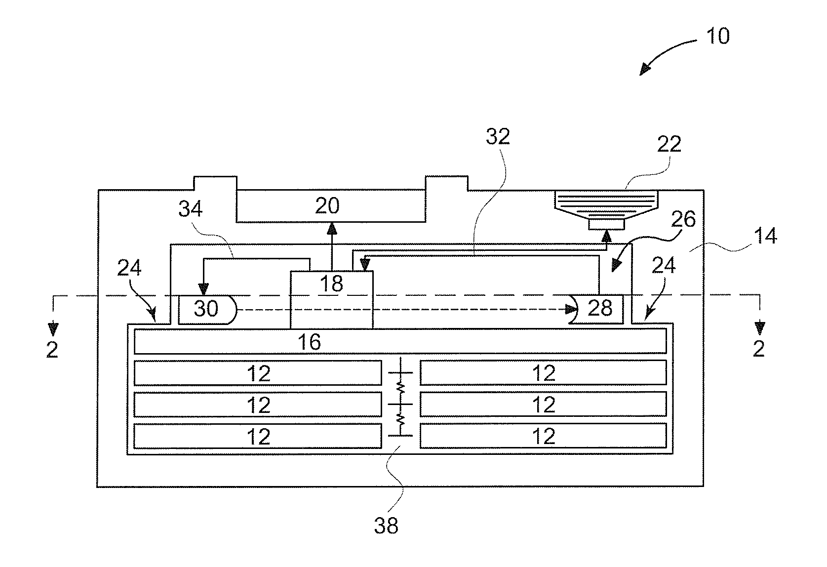 Device and Method of Determining Safety in a Battery Pack