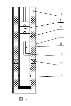 Crude oil dissolved gas underground collecting apparatus