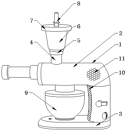 Safe meat grinder