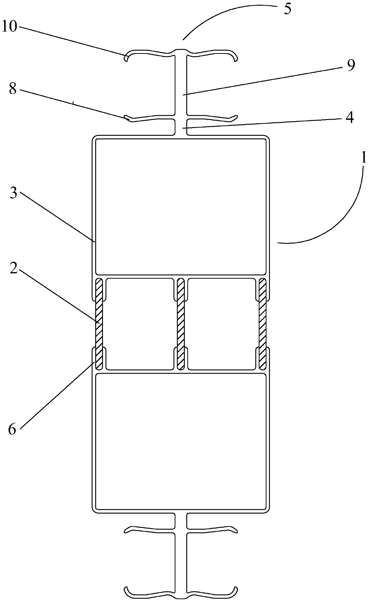 Broken bridge mounting keel