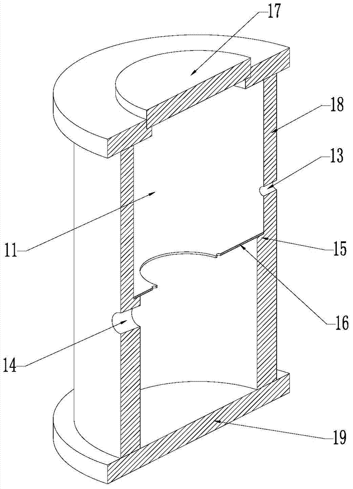 A sewage collection and automatic discharge well