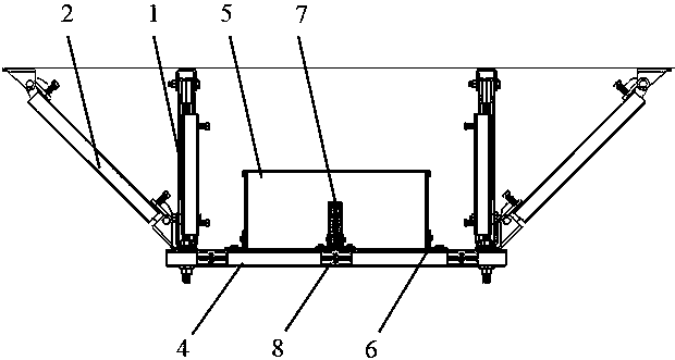 Multi-dimensional integrated friction damping tuned mass shock absorption bracket