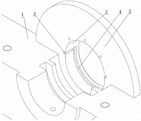 Labyrinth sealing structure and mounting method thereof