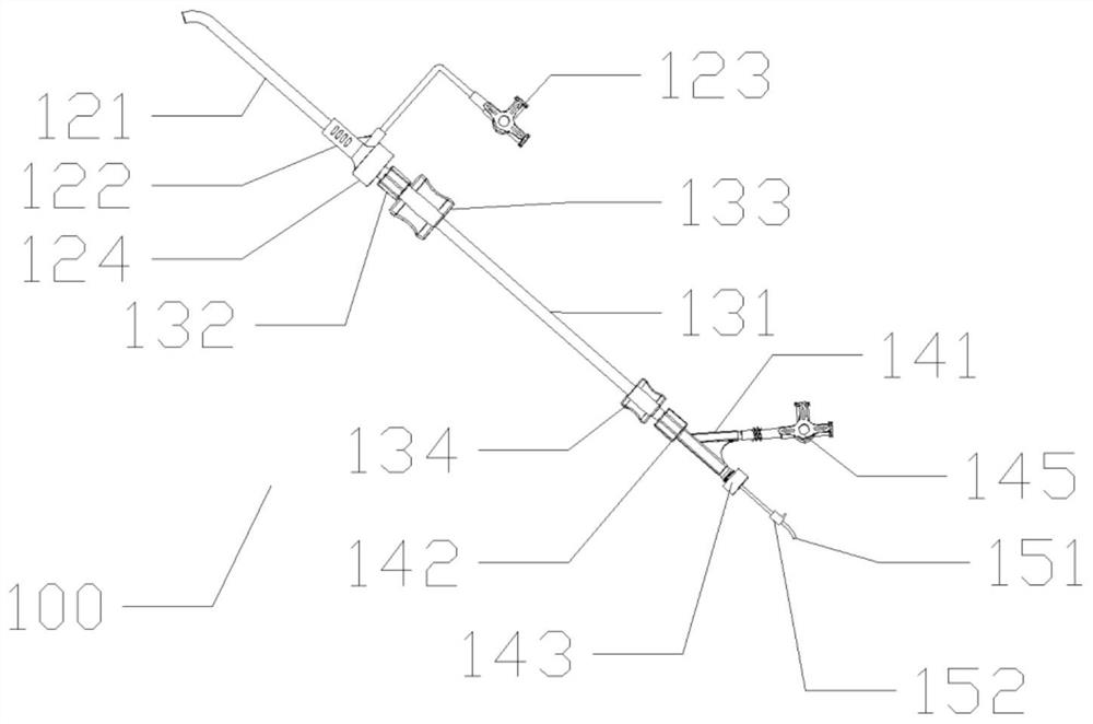 Conveying device for atrial shunt