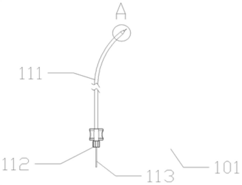 Conveying device for atrial shunt