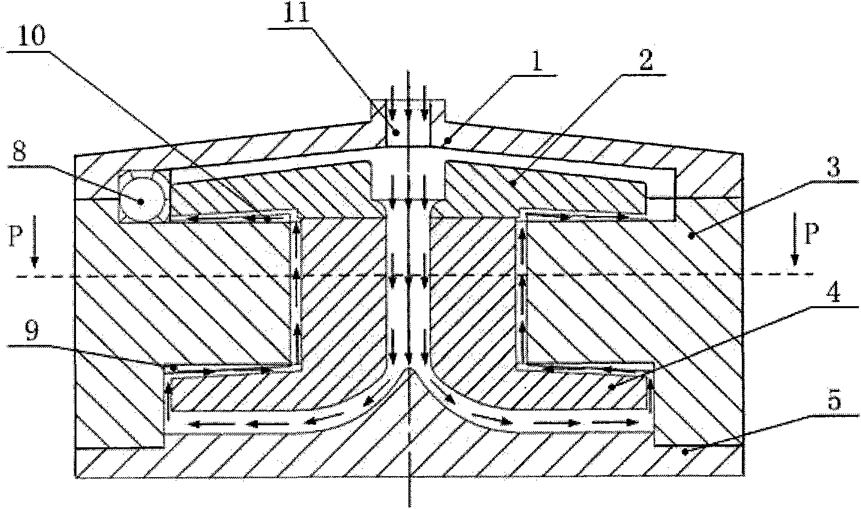 Blood passive control suspension bearing applied to implantable centrifugal blood pump