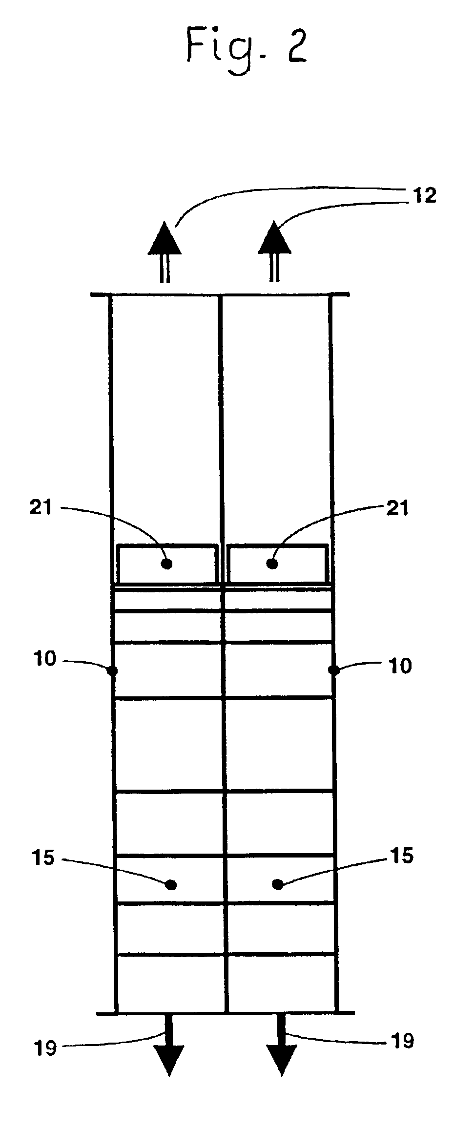 Classifier for the classification of granular material