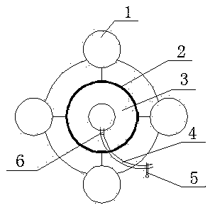 Underwater drilling fast blockage air bag and blockage method thereof