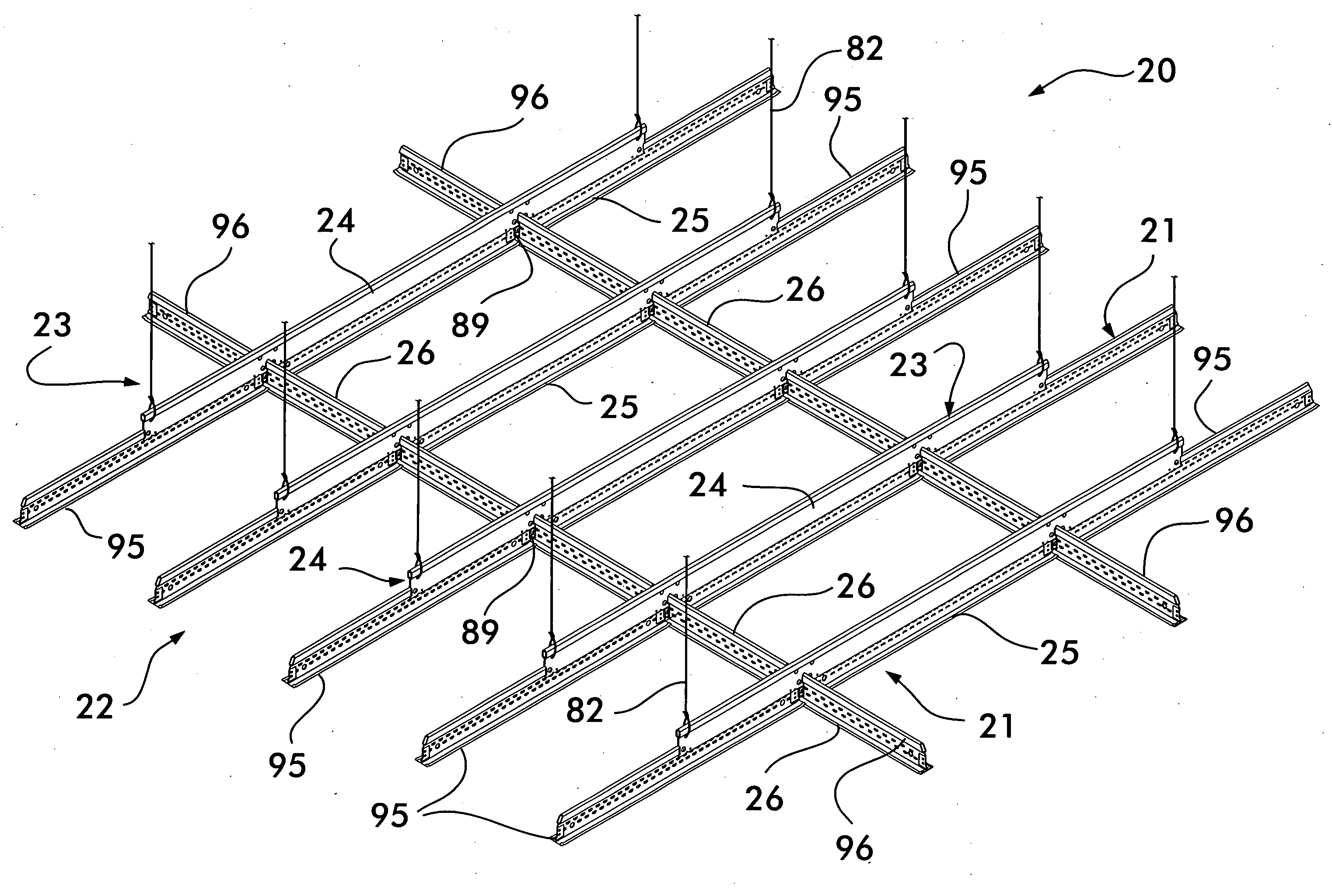 Suspended ceiling segment