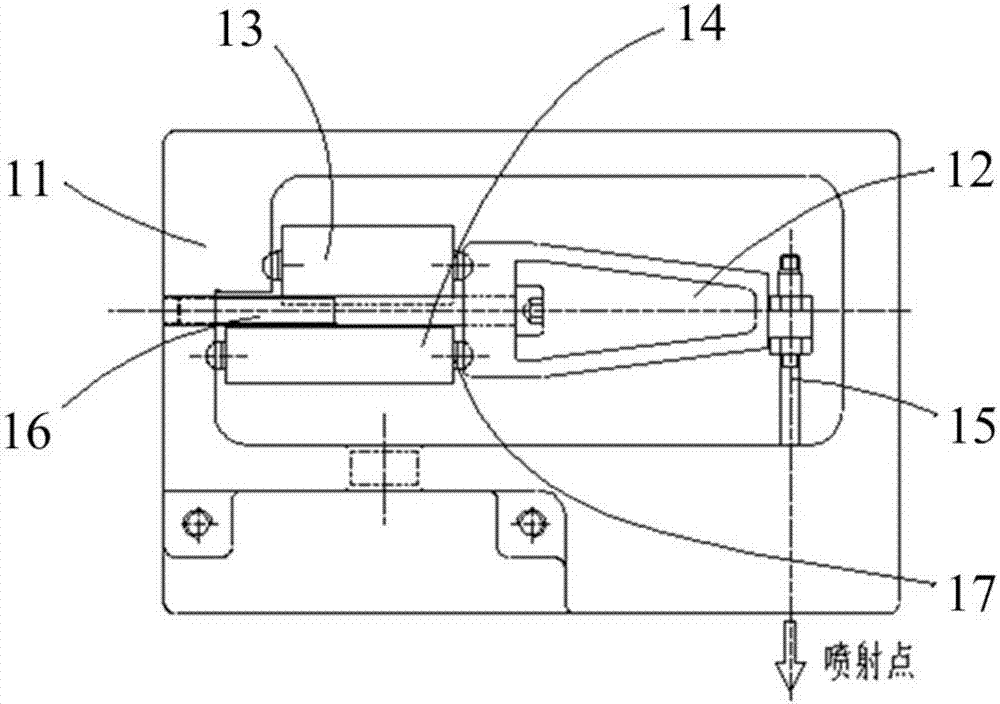 Piezoelectric ejection printing head and printing device provided with same