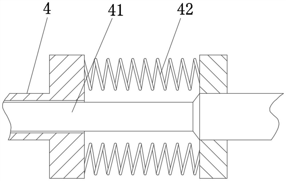 Auxiliary raw material mixing device for plastic injection molding machine