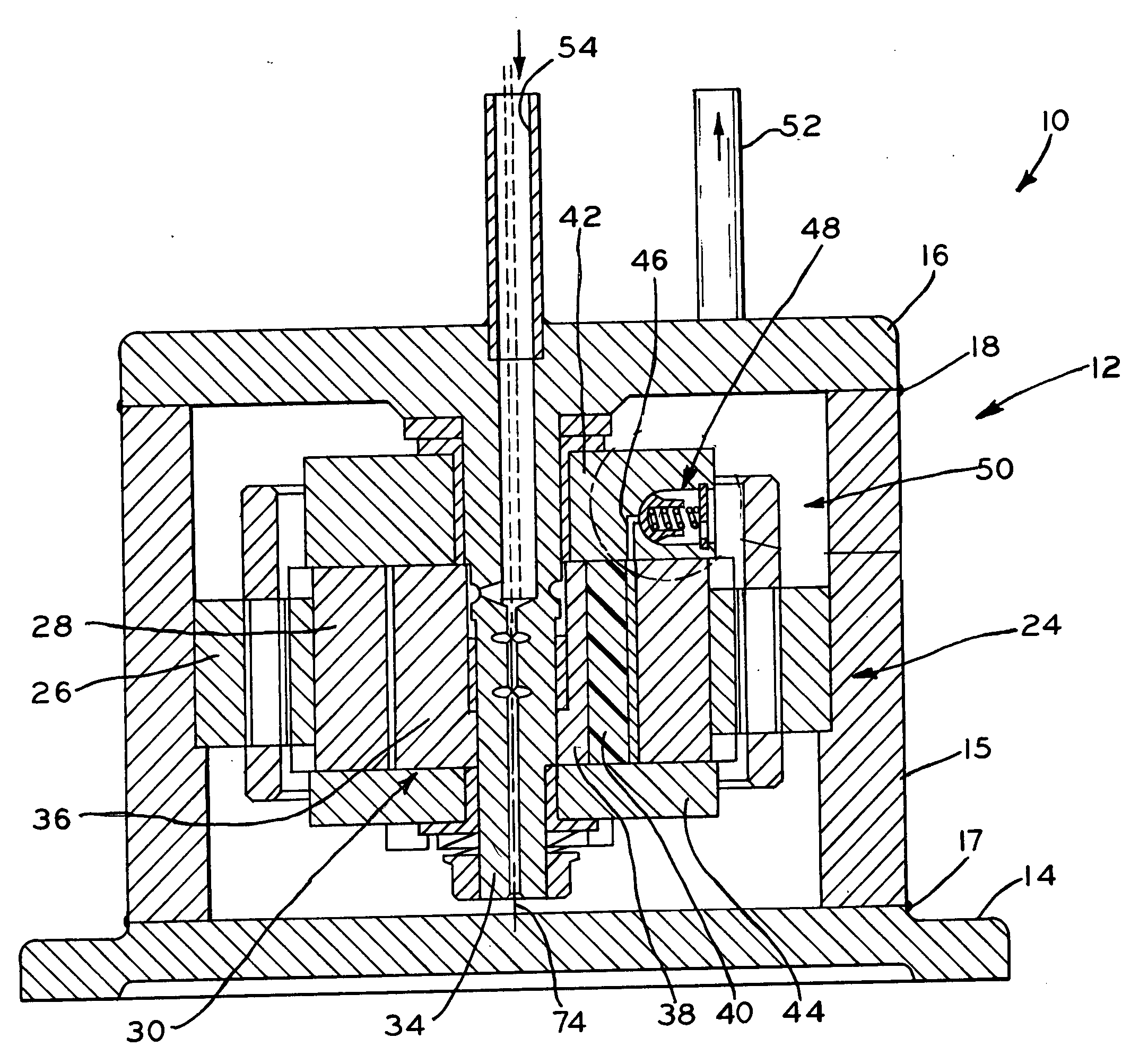 Rotary compressor having a discharge valve