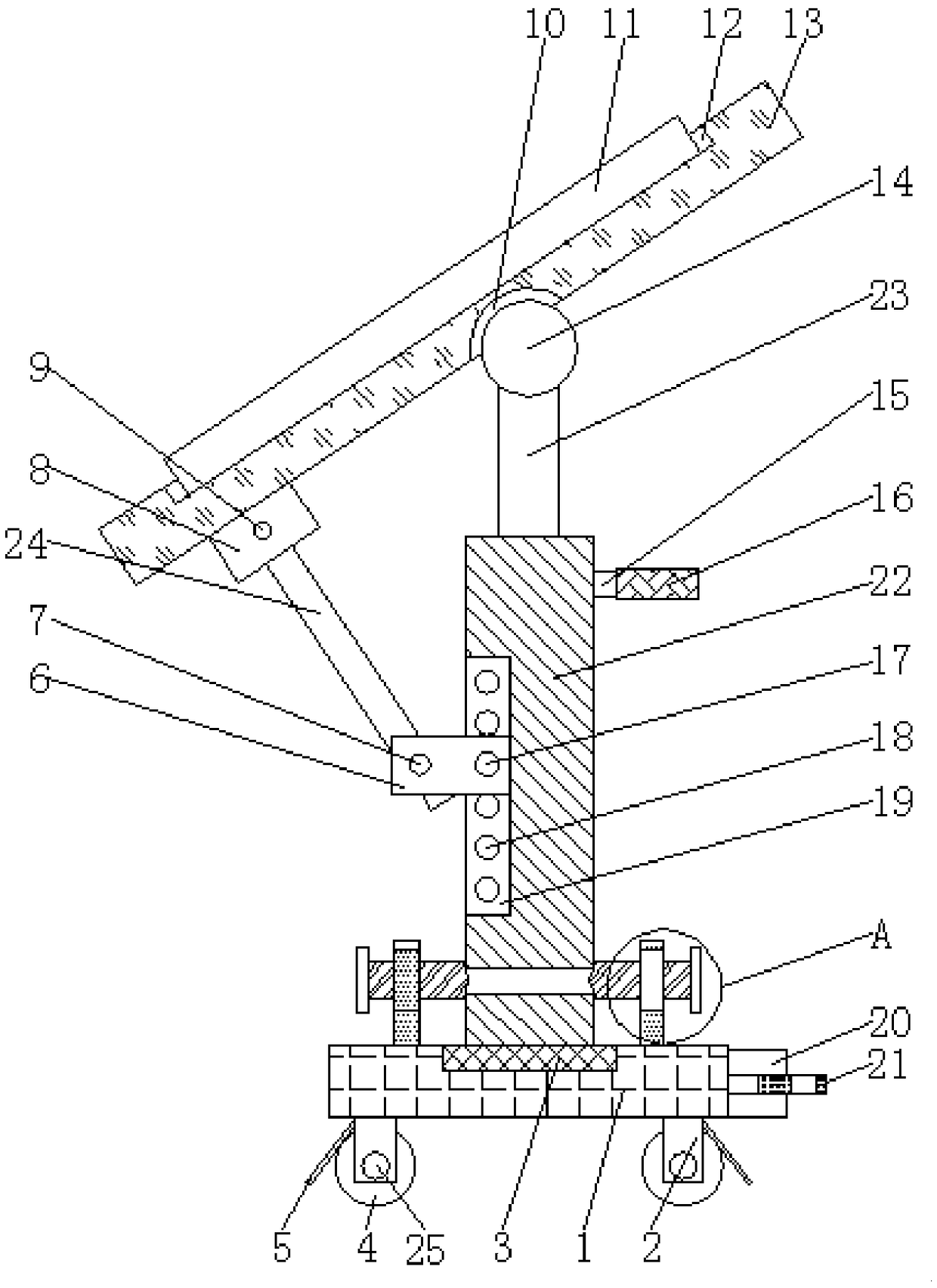 Environment-friendly solar panel placing device