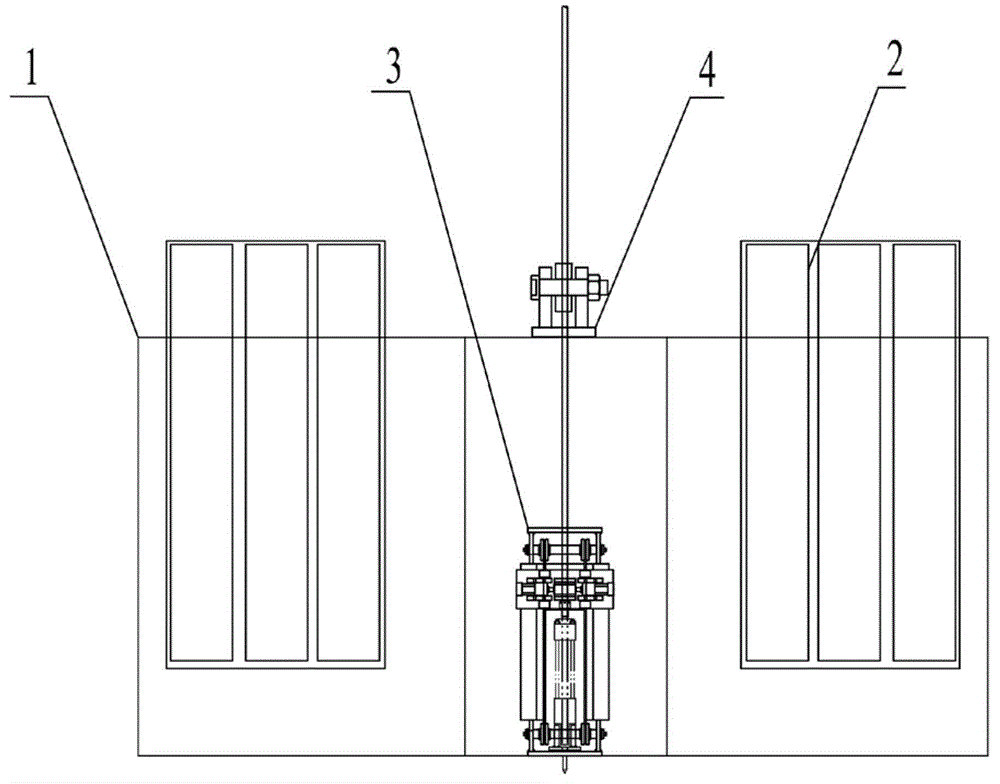 Original-space detector and detection method for beach shallow sea sediment strength