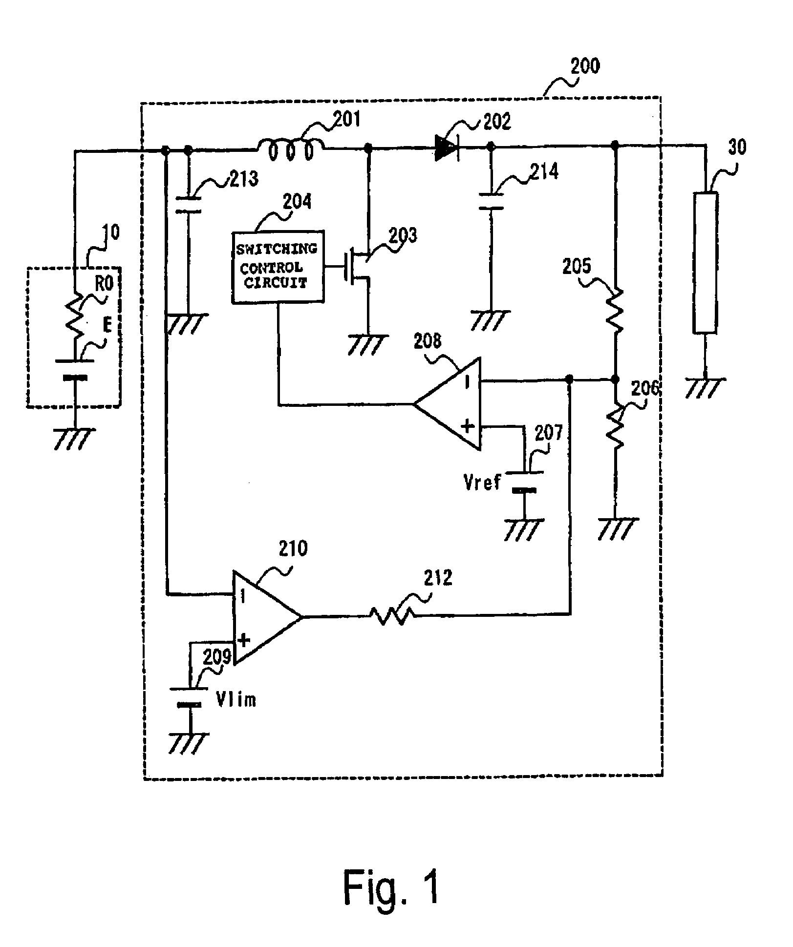 Output regulating device for regulating output of electric power source depending on input therefrom