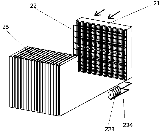 Water-saving humidification device for high-efficiency energy-saving air conditioning unit