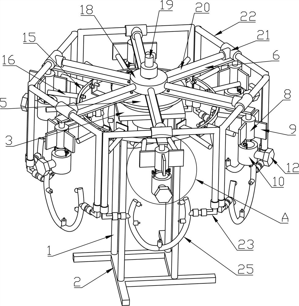 A fully automatic root washing equipment