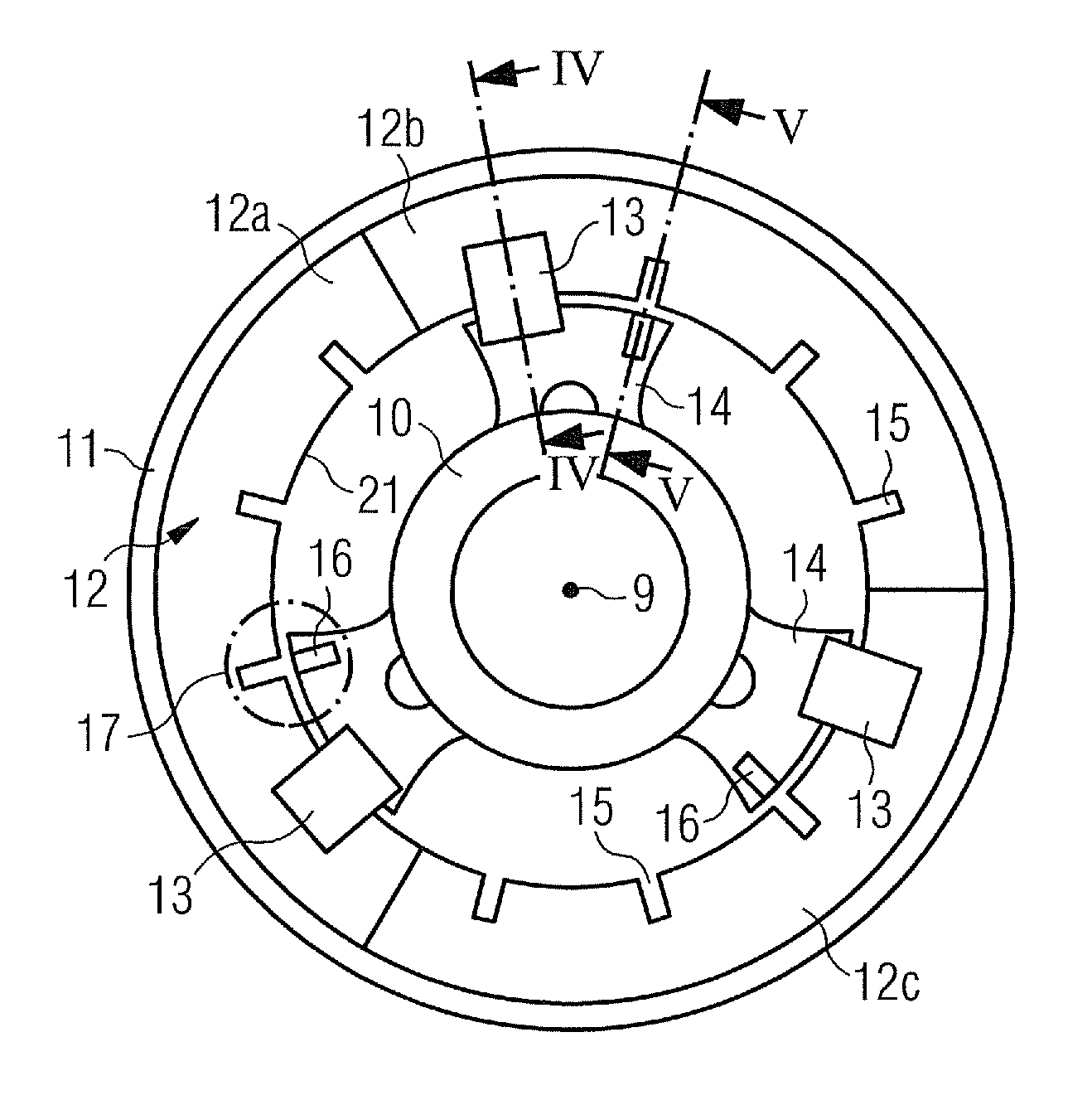 Brake system for a wind turbine with integrated rotor lock generator and wind turbine