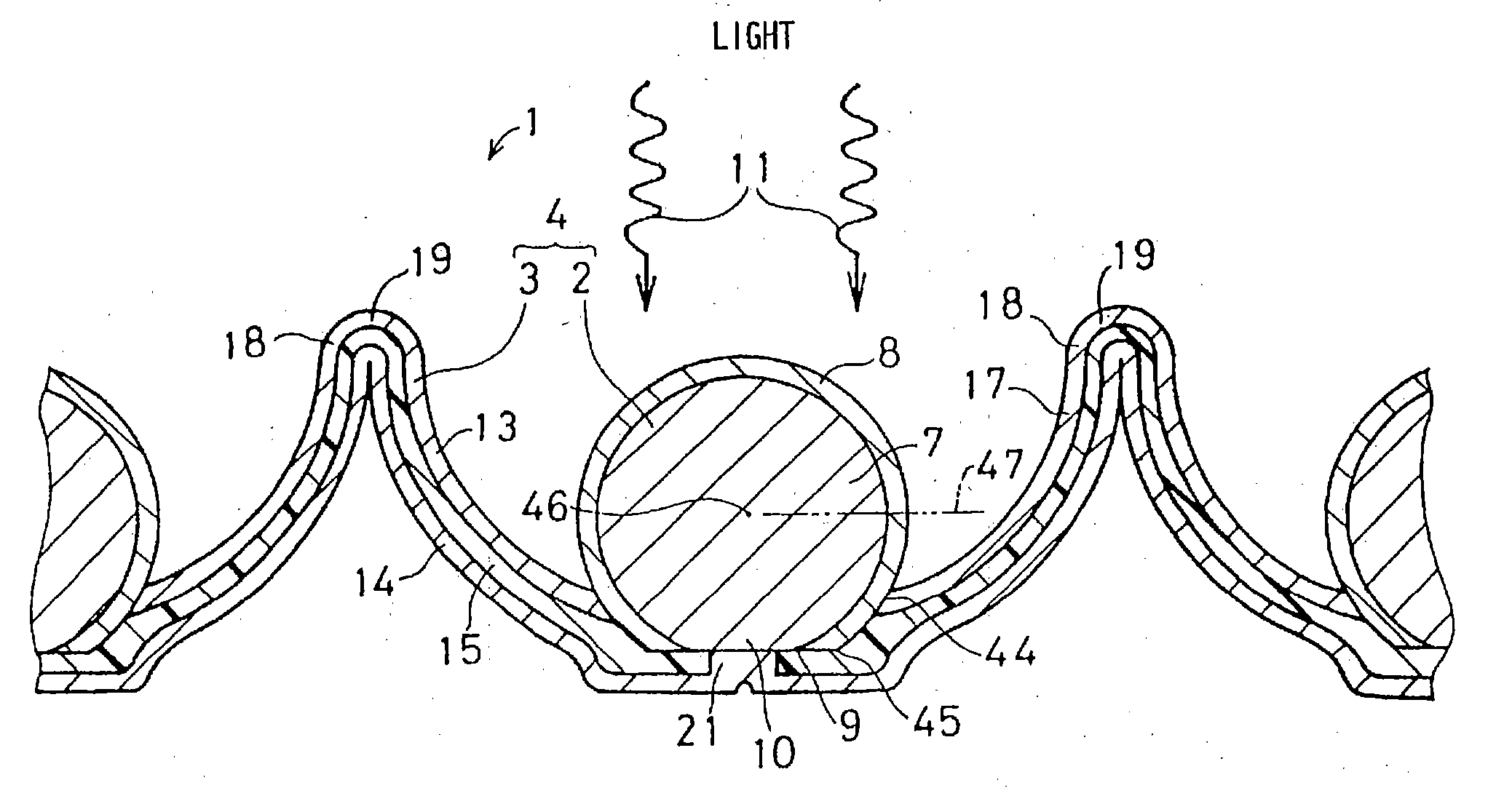 Photovoltaic apparatus including spherical semiconducting particles