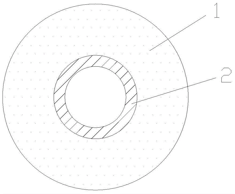 Extrauterine contraception device for dogs and contraception method thereof