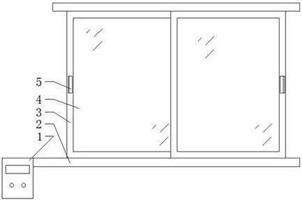 A silent magnetic sliding aluminum alloy door and window