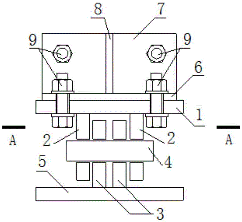 One-way eccentric hinge support and use method thereof