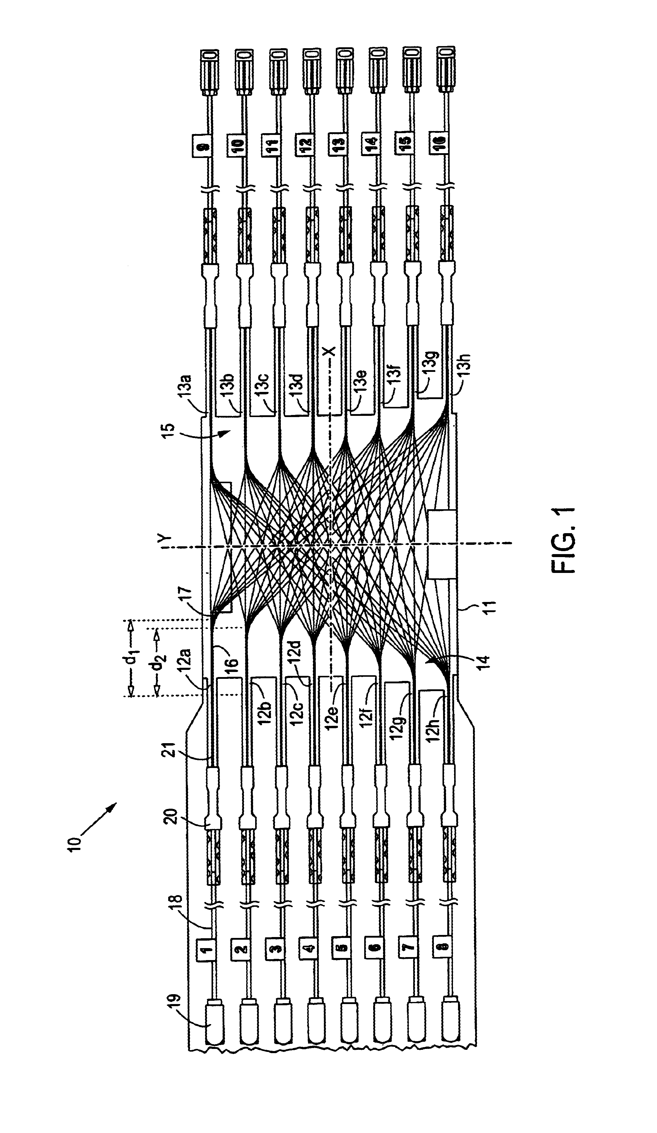 Optical fiber circuit