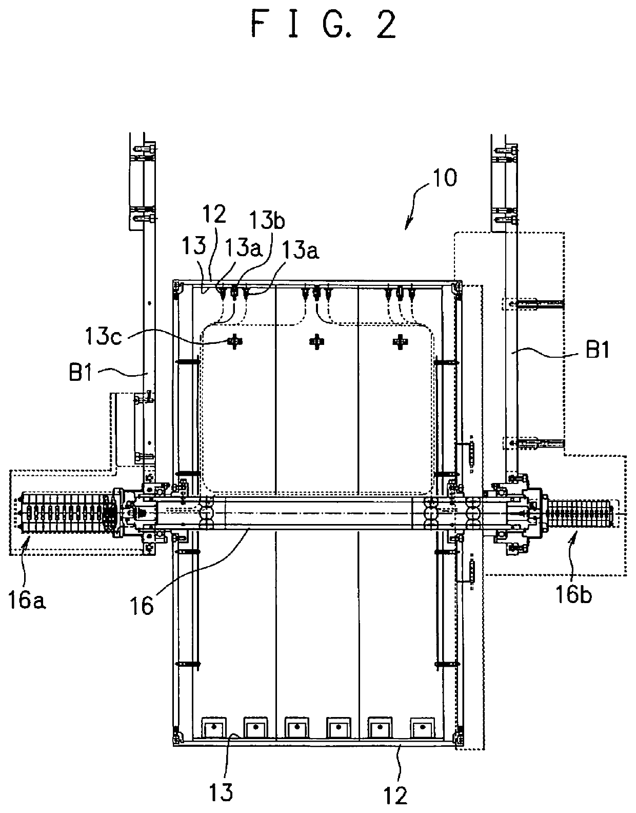 Drying device and ink-jet printing device equipped with the same