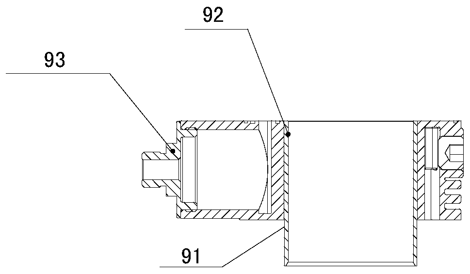 Energy-saving novel oilless self-lubricating piston type air compressor, and using method