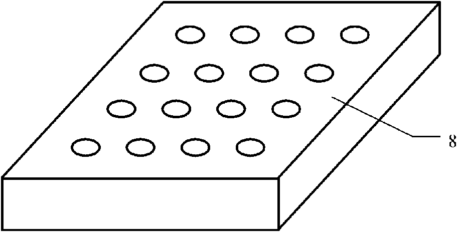 Micro-pit array-processing method based on laser impact effect