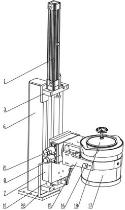 Automatic loading and unloading device for chemical liquid