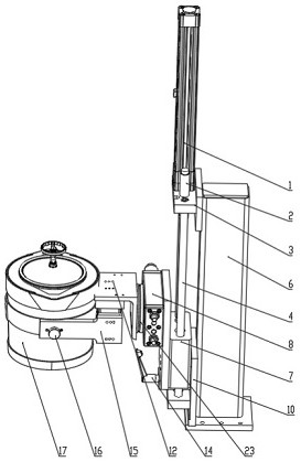 Automatic loading and unloading device for chemical liquid