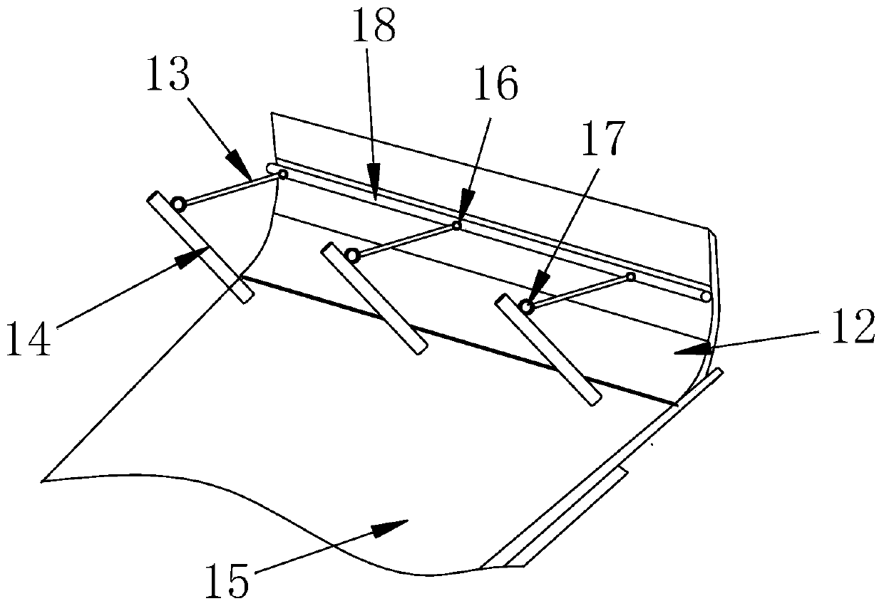 Concrete residue intelligent anti-leakage device and method based on integrated steel platform