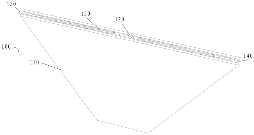 Wind-pressure-resistant maintenance plate, manufacturing method and enclosure structure of wind-pressure-resistant maintenance plate