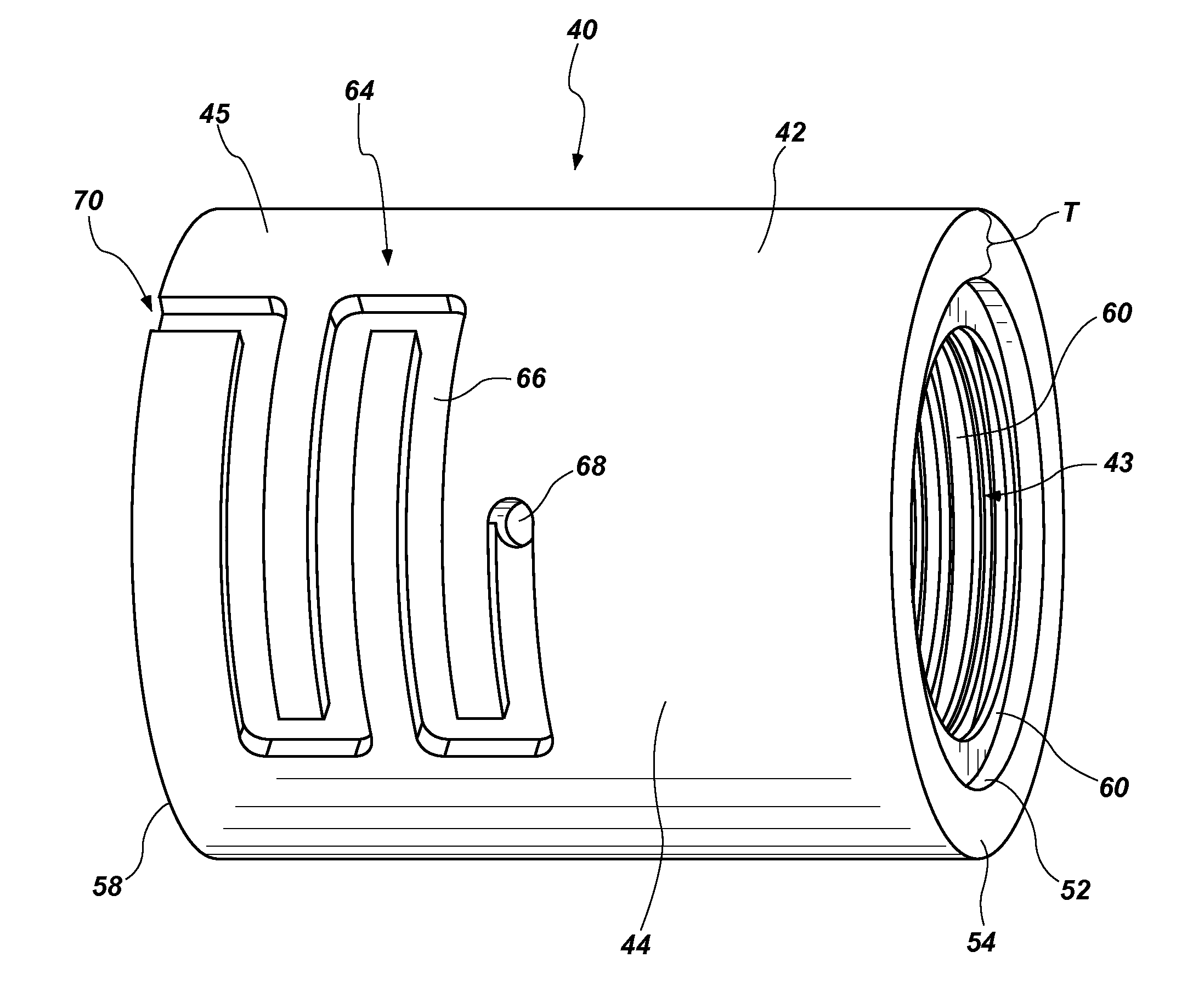 Bearing assembly for a vertical turbine pump