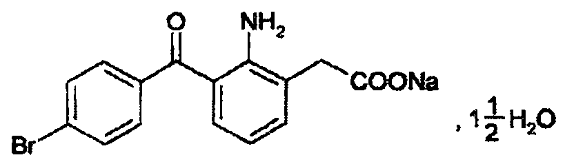 Bromfenac sodium hydrate thermosensitive in-situ gel eye drops and preparation method thereof