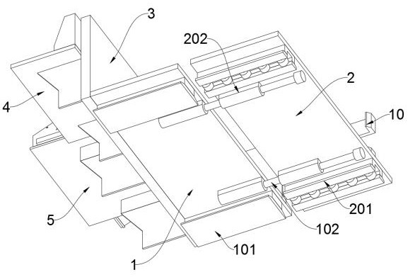 An installation base structure for protection and transfer of electrical automation equipment