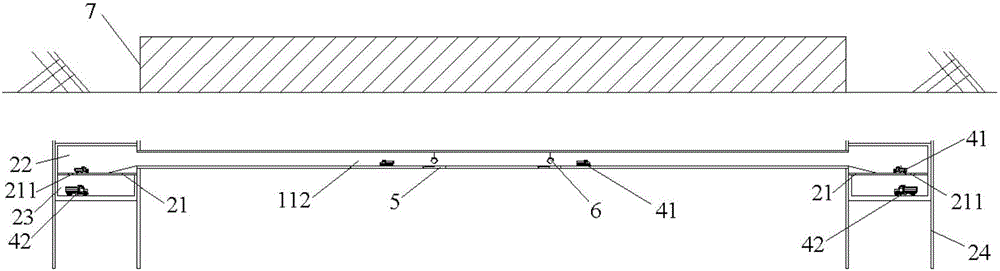 Underground space exploitation excavation construction method