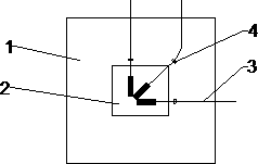 Internal strain monitoring device and method for steel pipe concrete